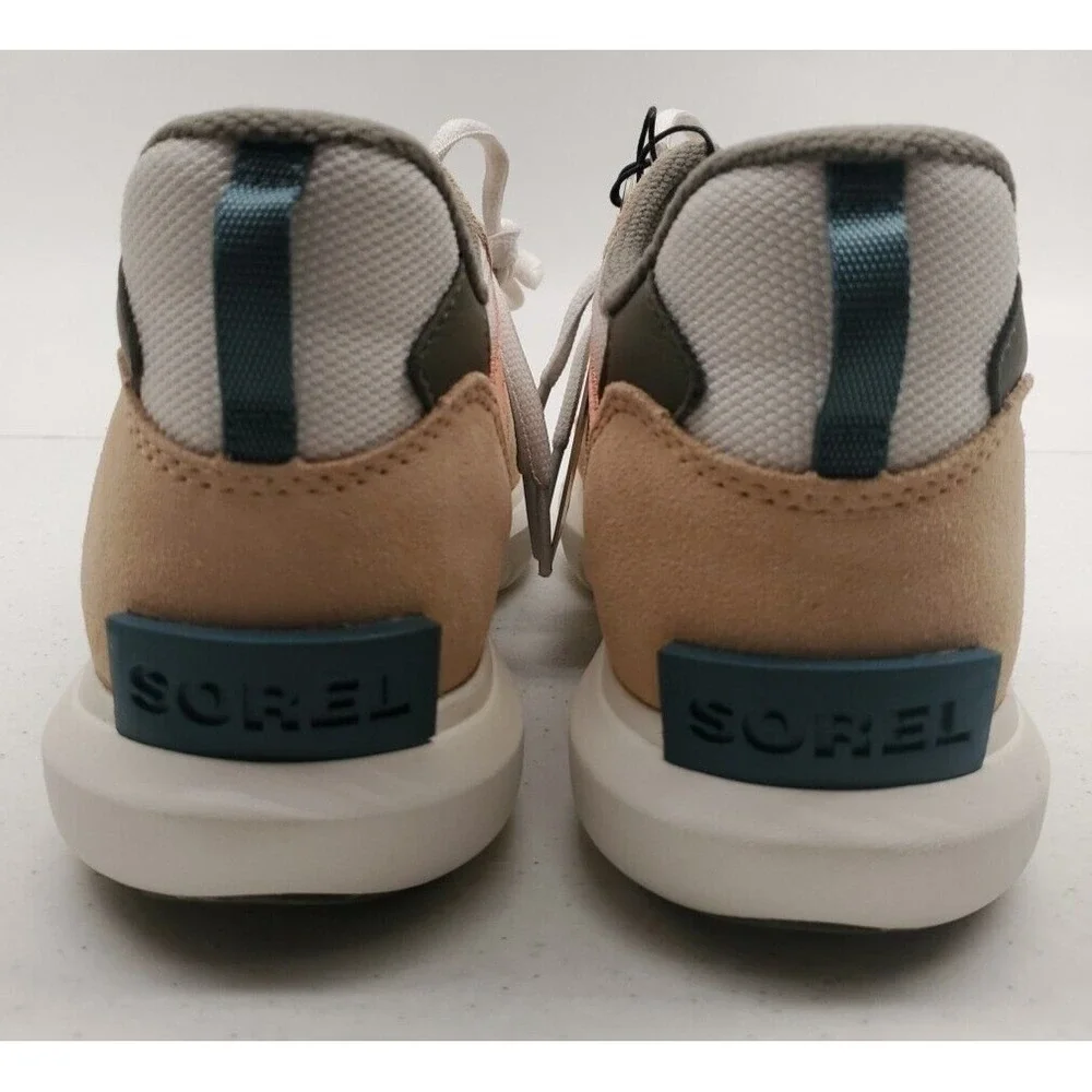 Sorel Women's Explorer II Sneaker Low WP Sea Salt/Nova Sand 6.5M US NEW!